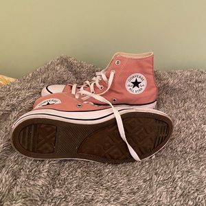 New Rose Colored Converse